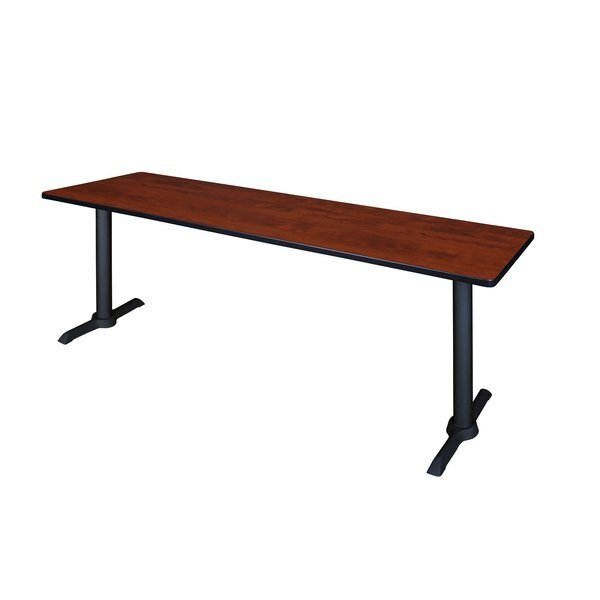 Rectangle Tables > Training Tables > Cain Training Tables, 84 X 24 X 29, Wood|Metal Top, Cherry, CAIN, Mfr# MTRCT8424CH